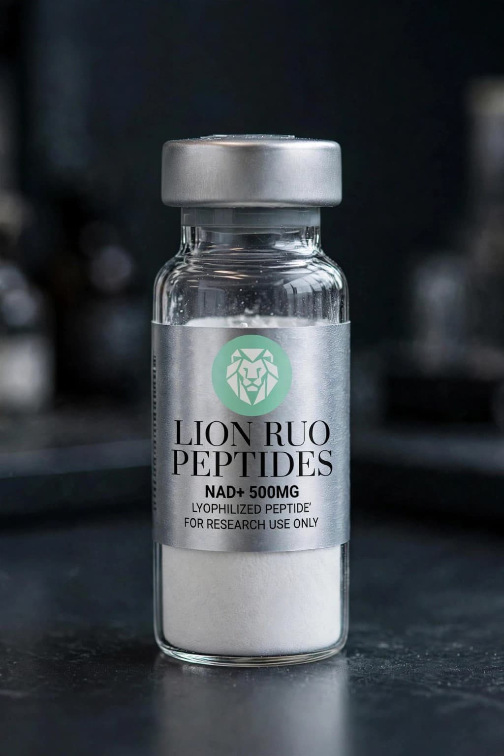 Lion RUO Peptides research vial